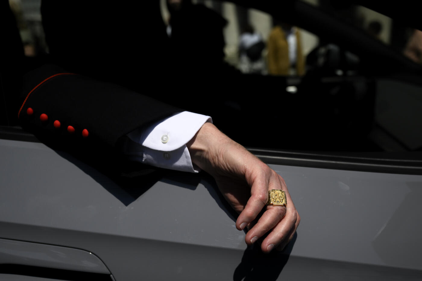 ROME, ITALY - MAY 02: A cardinal leaves the Vatican after a College of Cardinals' meeting, on May 02, 2025 in Rome, Italy. Funeral rites for the late Pope Francis are held for nine days after his burial as he is mourned and celebrated by the faithful. During this time, the Vatican prepares for the process to elect a new Pope, known as the Conclave, which must begin within 15 to 20 days of the Pope's death. (Photo by Antonio Masiello/Getty Images)