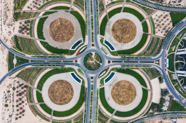 ภาพจาก Getty Images ภาพมุมสูง ดูไบ