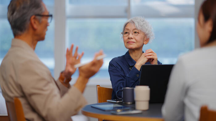 Diverse Business Team in a Collaborative Meeting