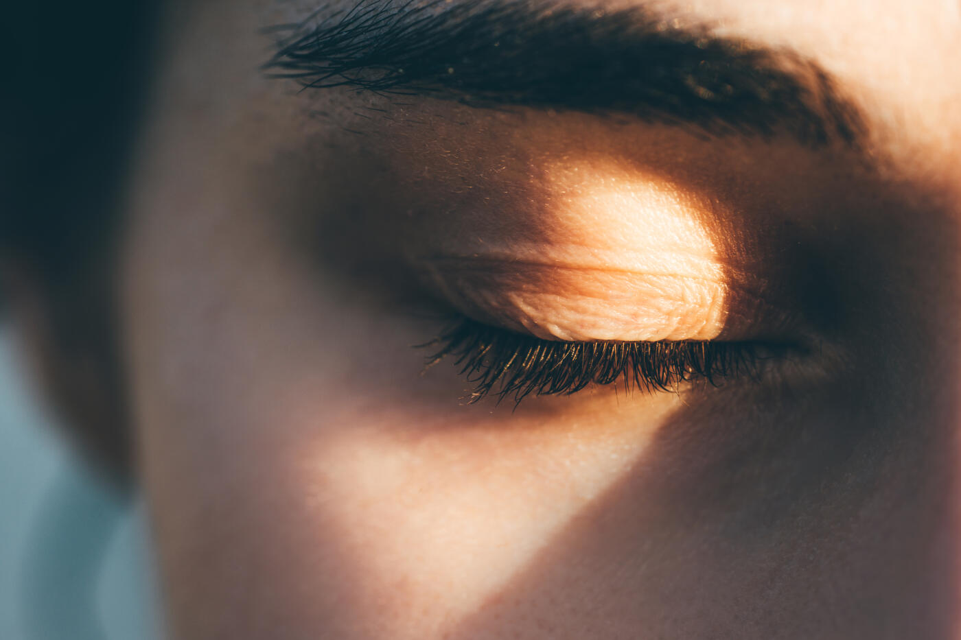 Beautiful eye close up.
