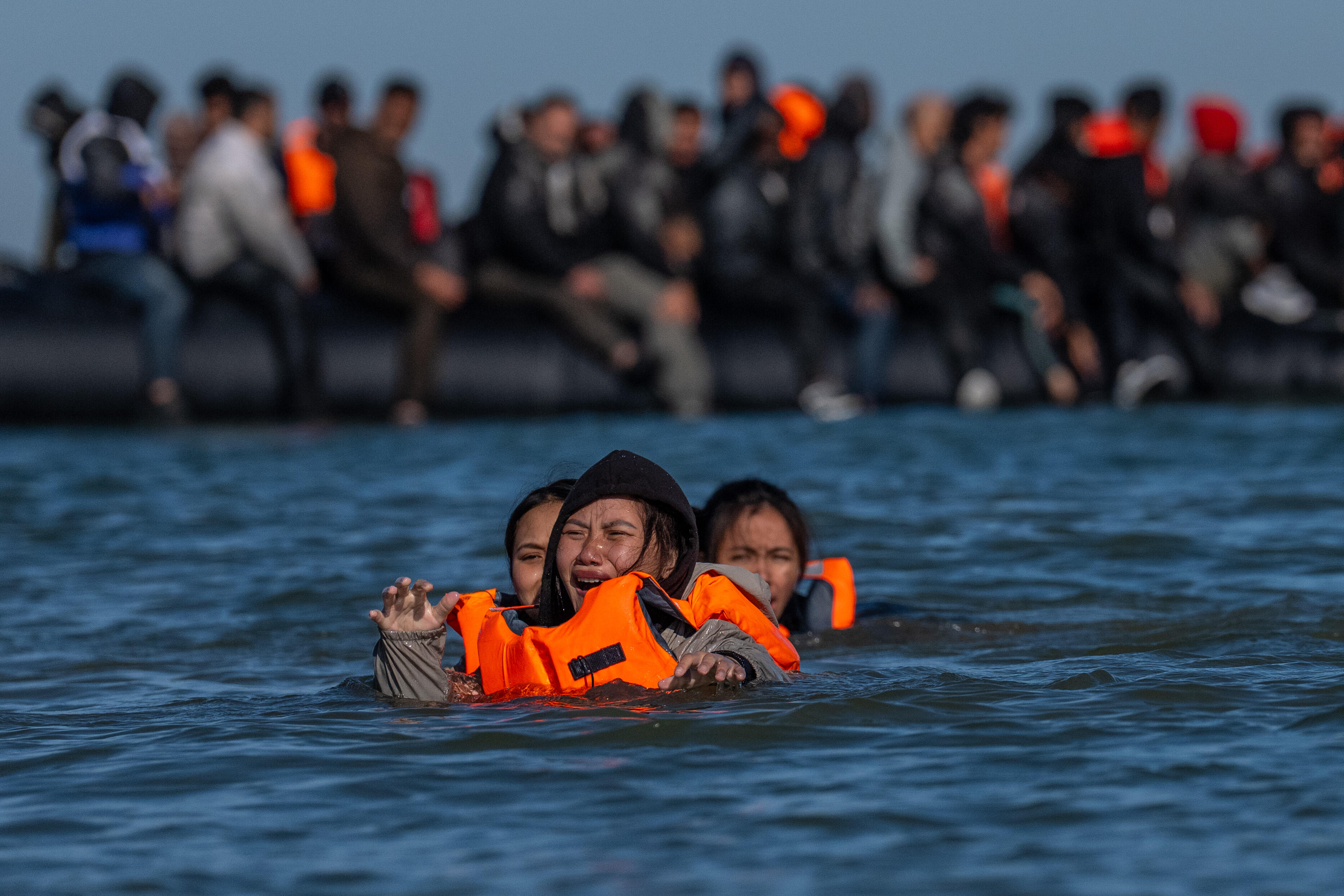 Migrants Continue To Cross The English Channel From France