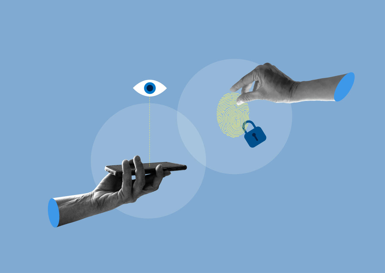 Personal use of data. Technology. View. Data visualization