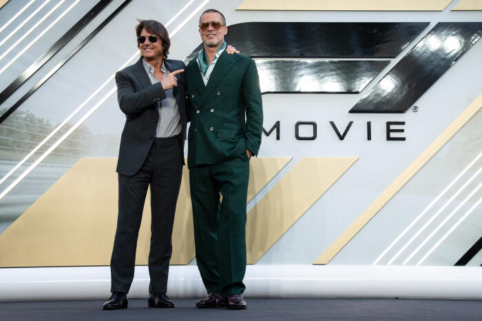 Tom Cruise and Brad Pitt, The European Premiere of F1 ® The Movie
