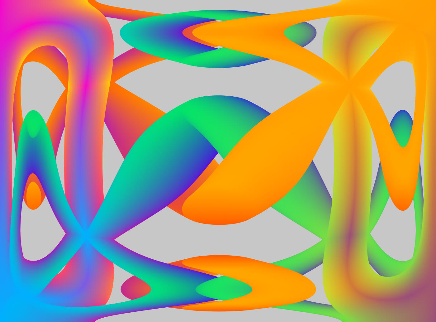 Abstract colorful shapes on a grey background. Perfect for modern design and creative projects