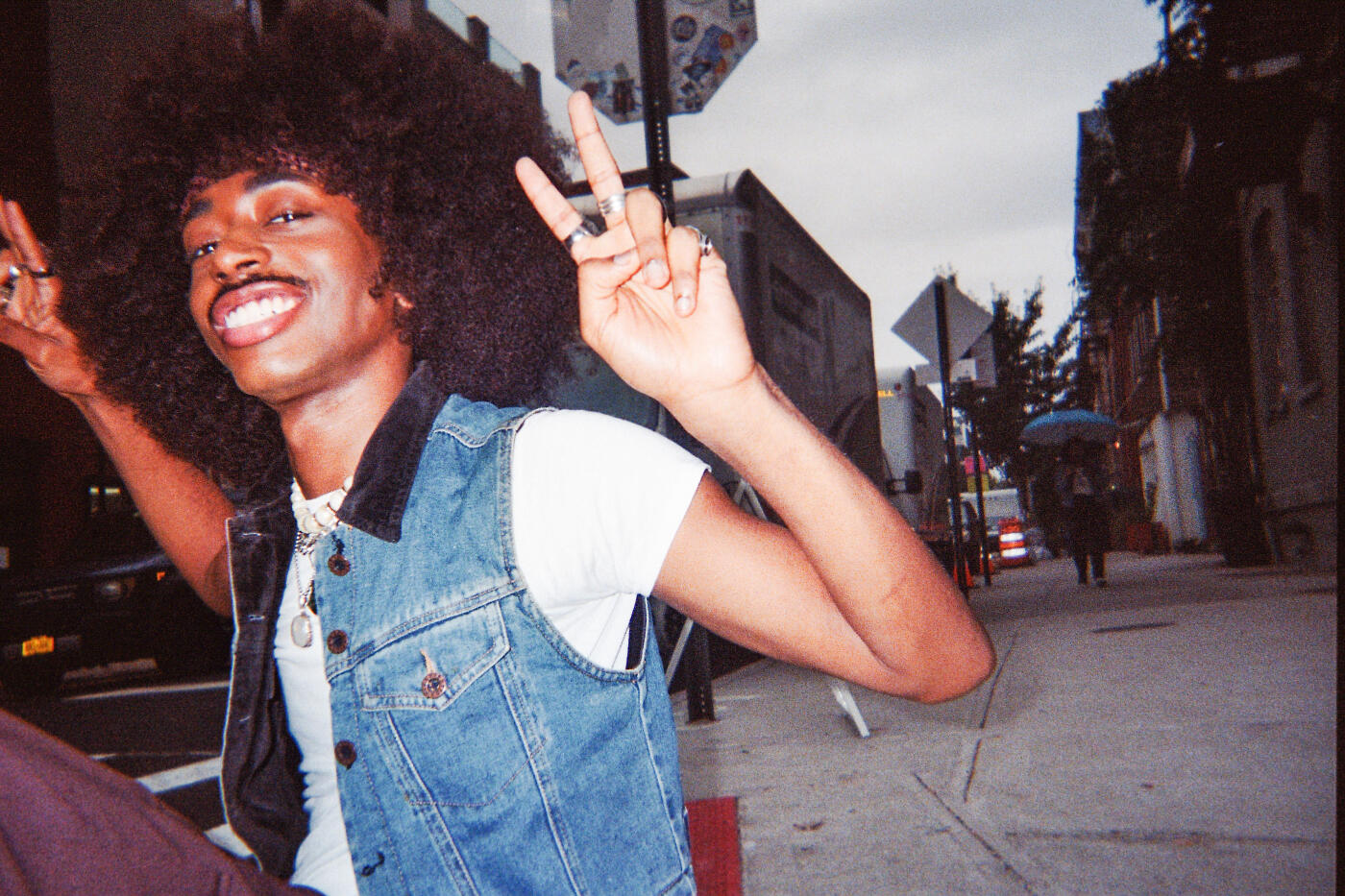 Young man generation Z portrait in New York City.