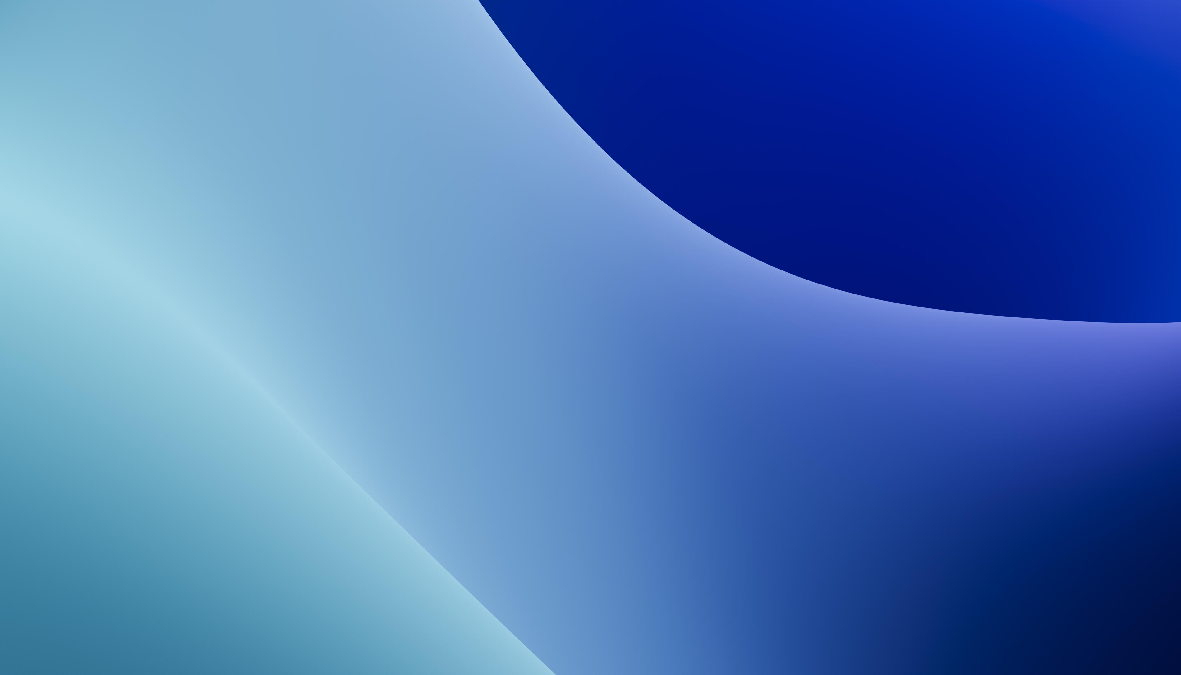Abstract blue and turquoise gradient background with a smooth curved line