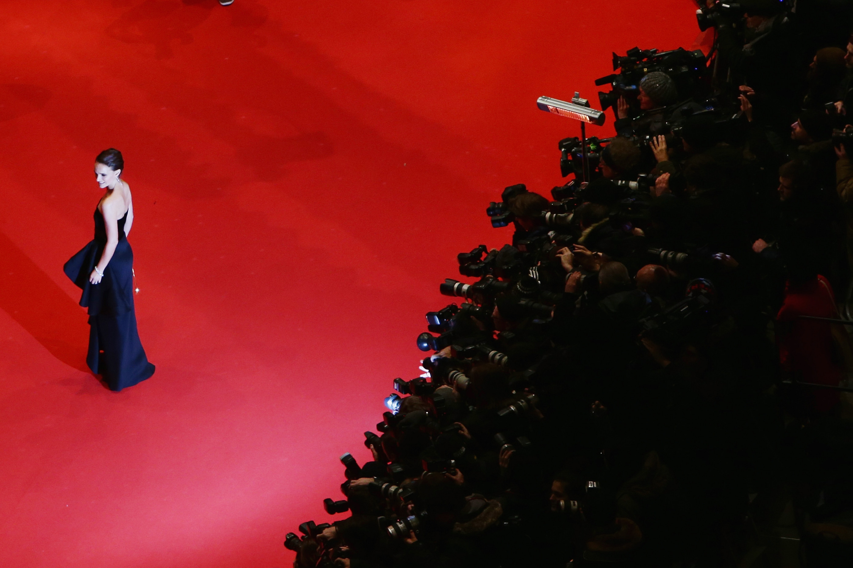 BERLIN, GERMANY - FEBRUARY 08:  Actress Natalie Portman attends the 'Knight of Cups' premiere during the 65th Berlinale International Film Festival at Berlinale Palace on February 8, 2015 in Berlin, Germany.  (Photo by Vittorio Zunino Celotto/Getty Images)