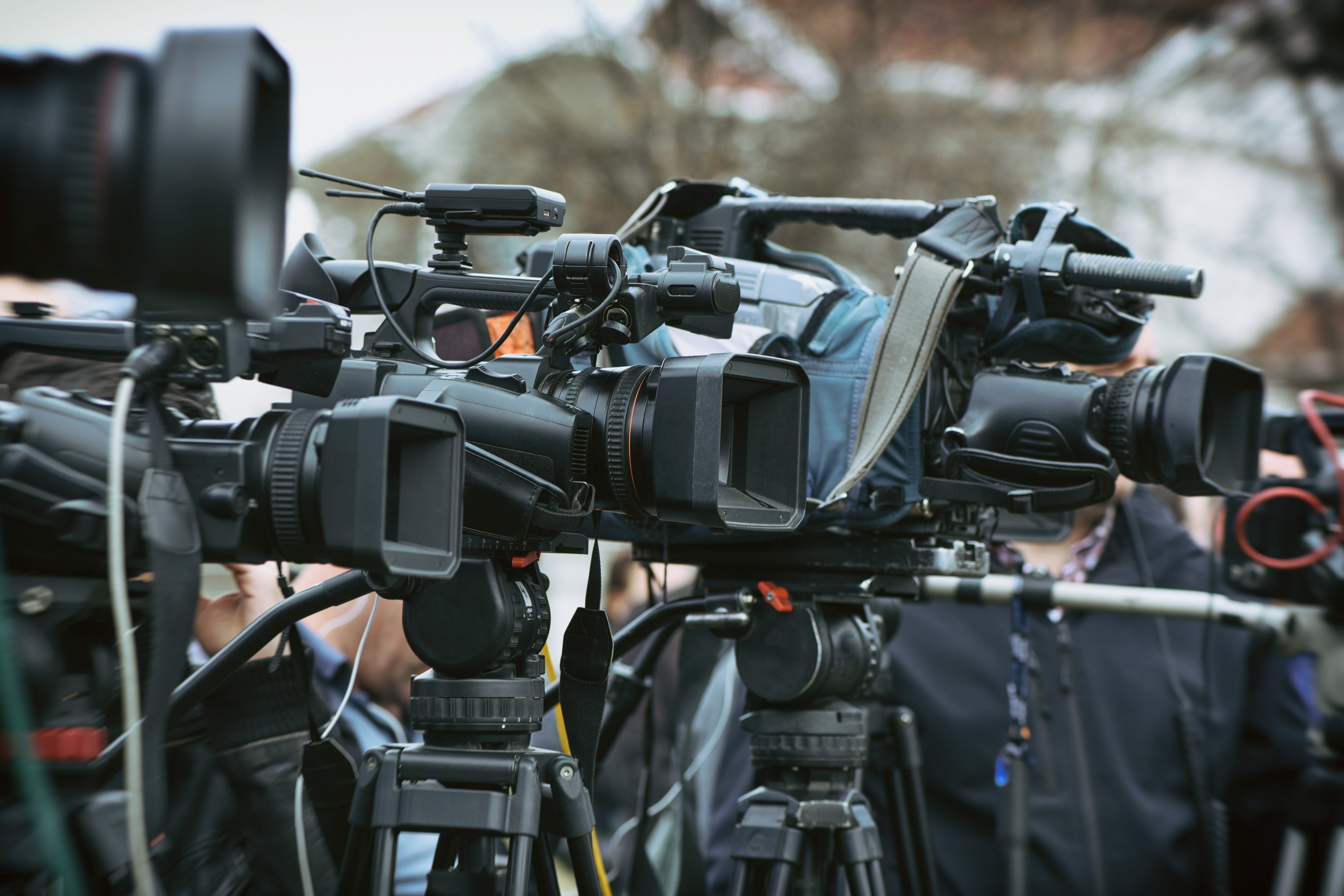 Close-Up Of Camera On Tripod
