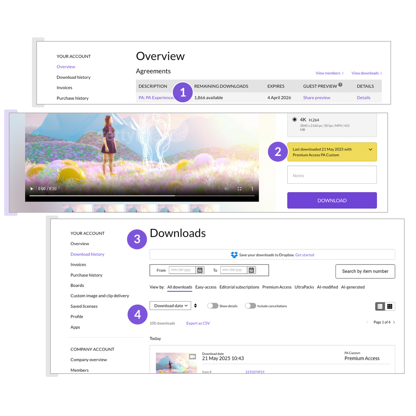 Manage downloads easily and efficiently