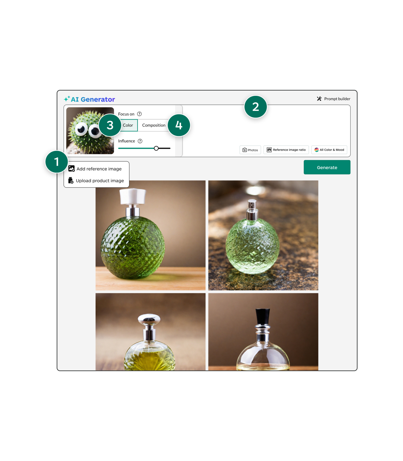 Créer des images IA à l'aide de photos de référence
