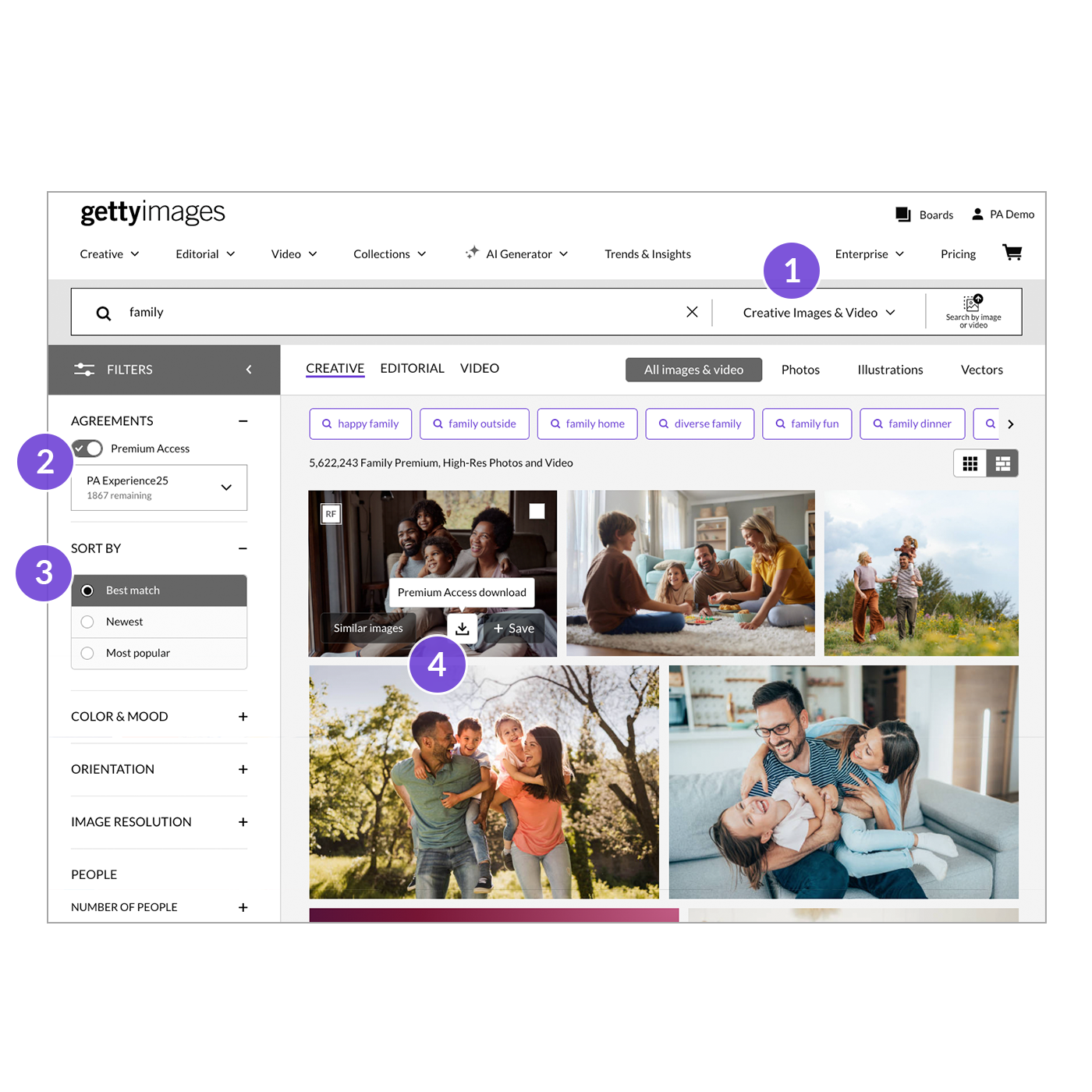 Search with ease