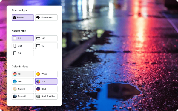 Filtros do painel de controlo