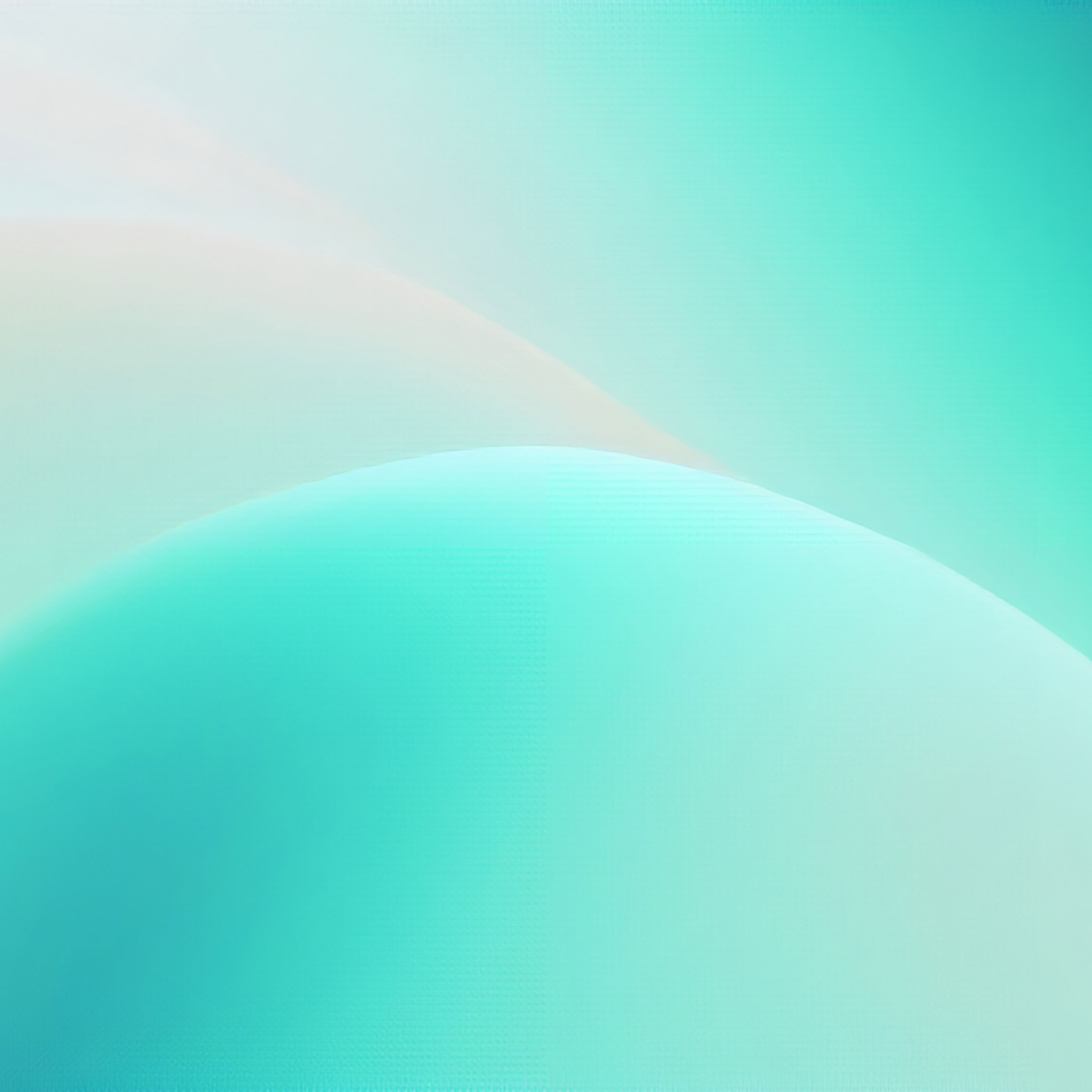 KI-generiertes Bild eines türkisfarbenen Hintergrundmotivs mit abstrakter Blase