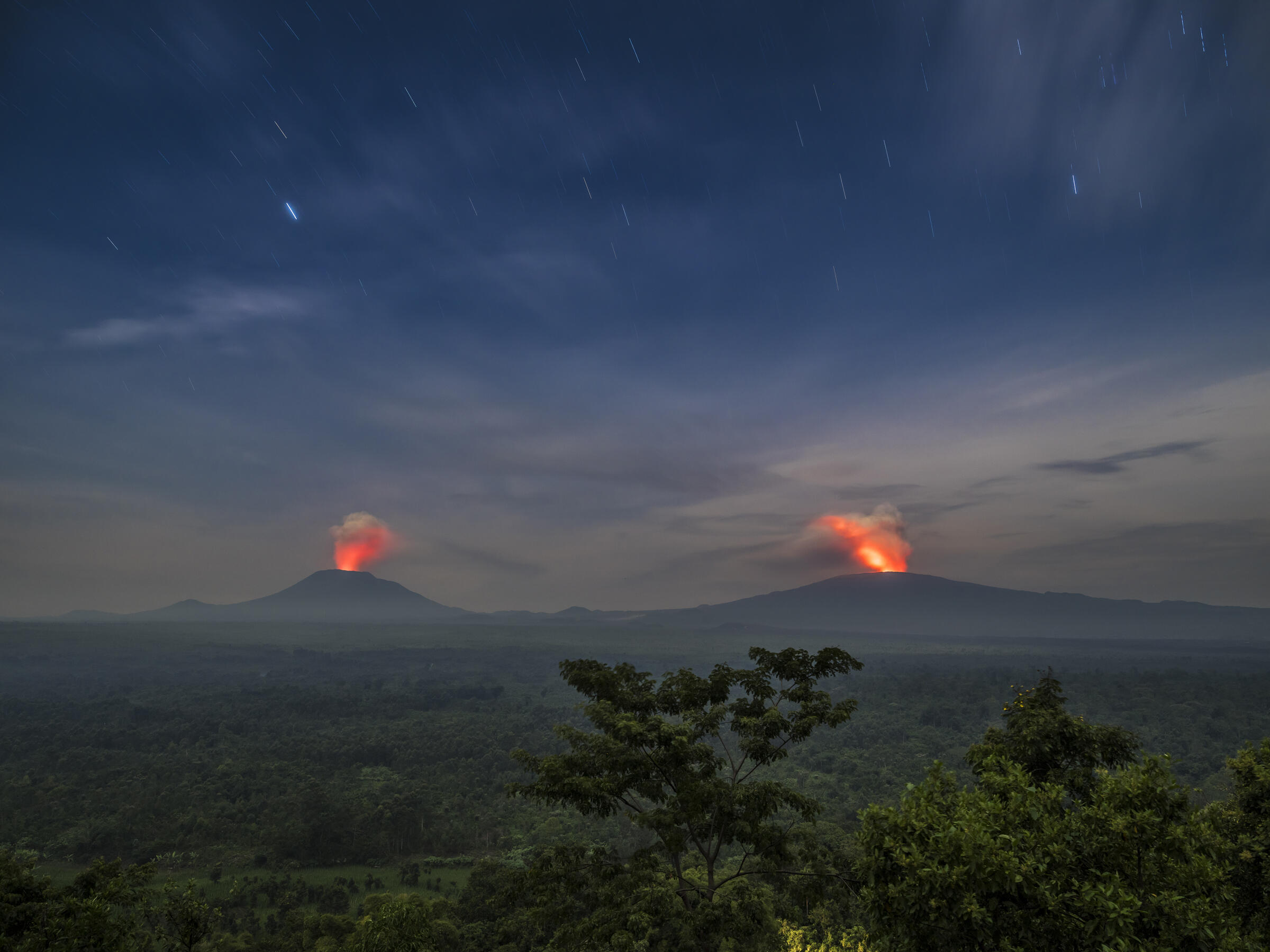 Volcanoes in Virunga National Park
