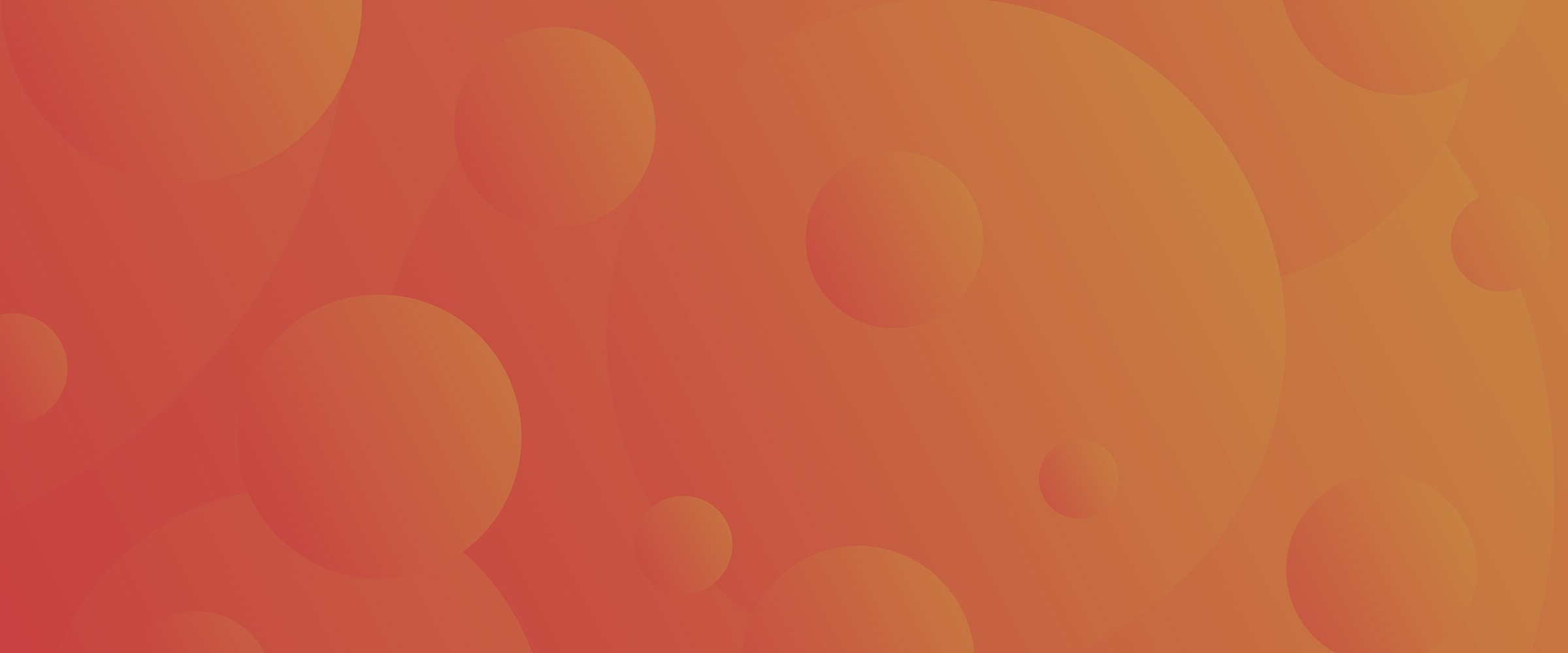 Abstract orange bubbles