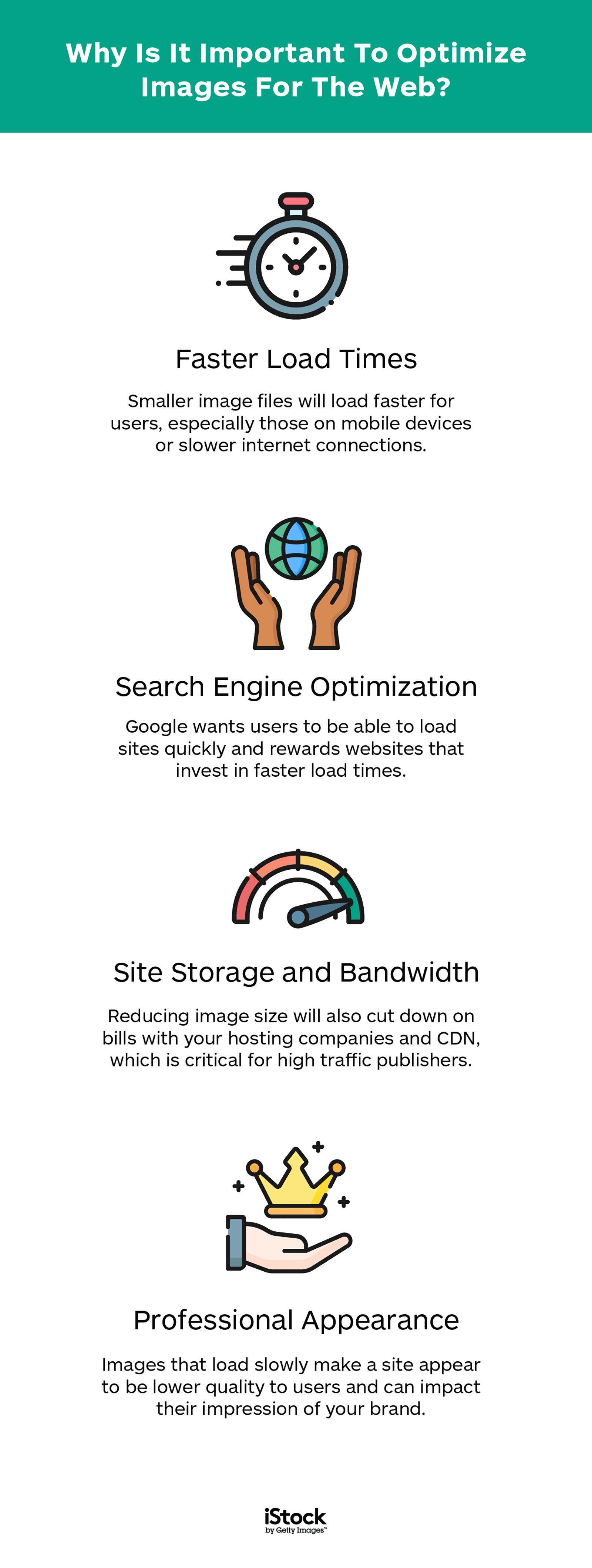 ¿Por qué es importante optimizar las imágenes para la web?