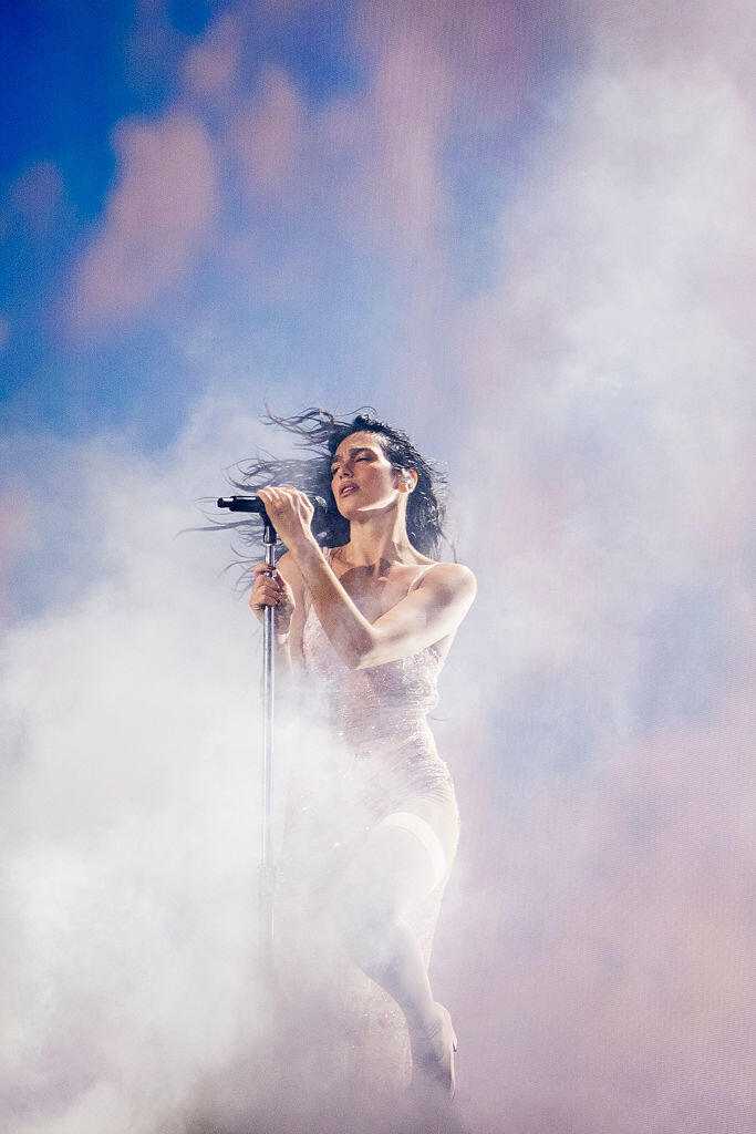 Dua Lipa Performs At The Kia Forum