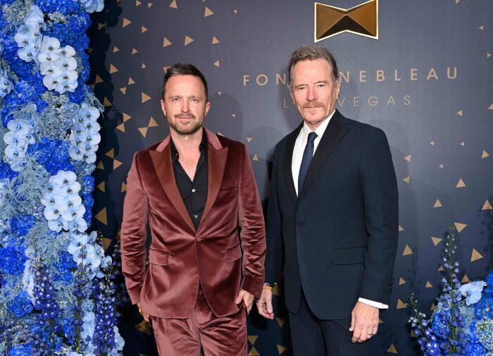 Bryan Cranston and Aaron Paul at Fontainebleau, Las Vegas