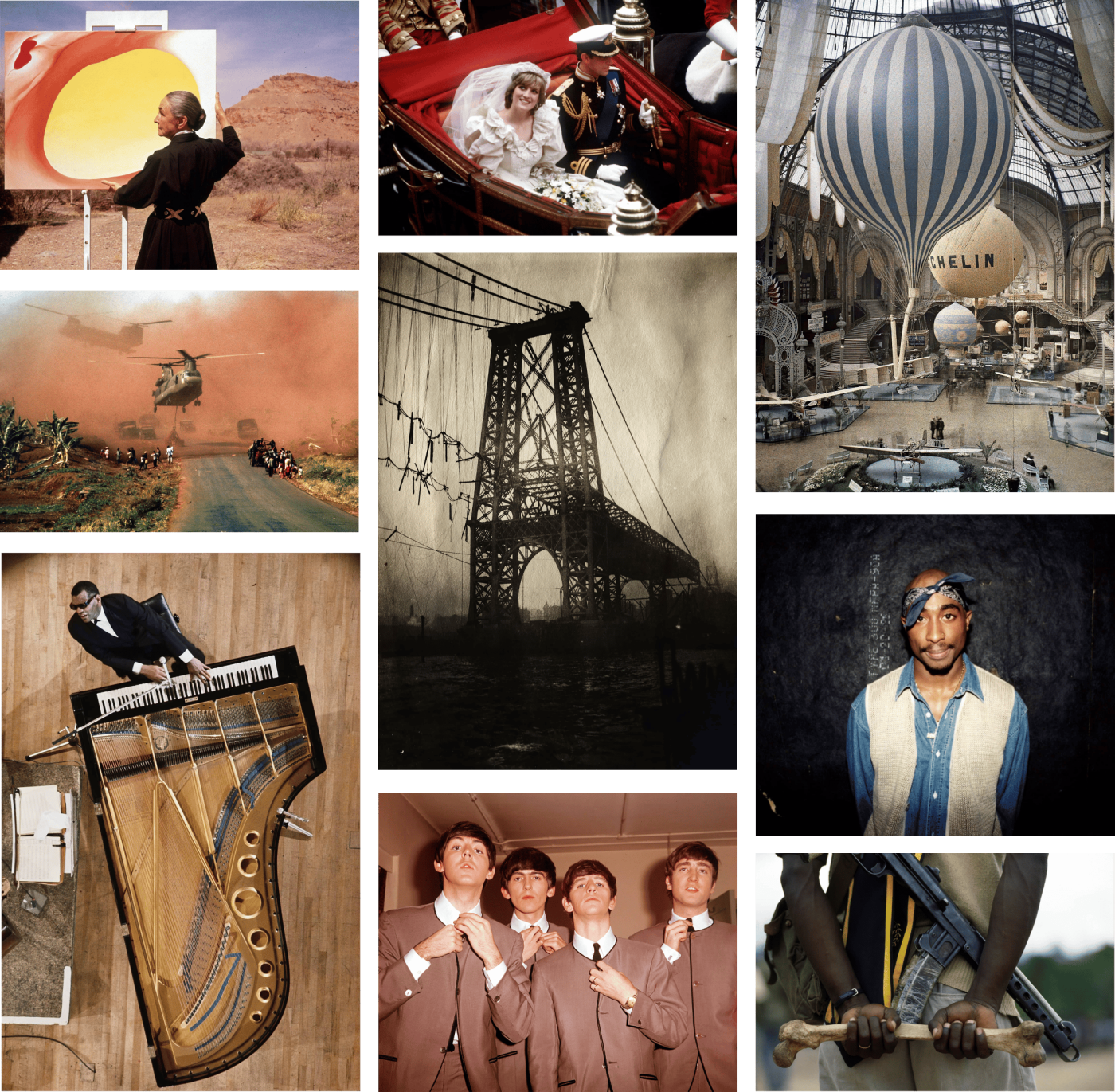 Montage of images from the Getty Images Archive