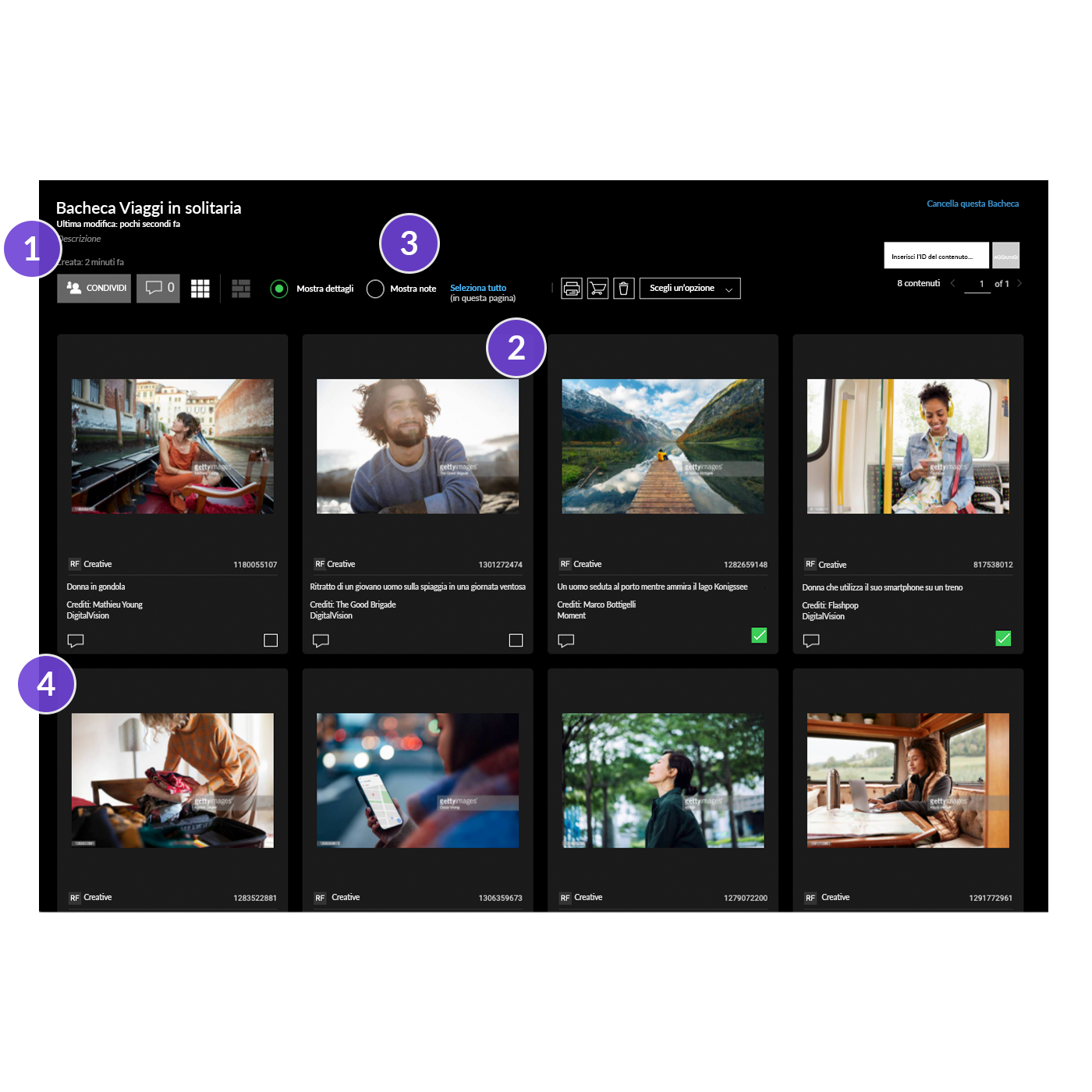 Opzioni per l’utilizzo di una Bacheca per collaborare